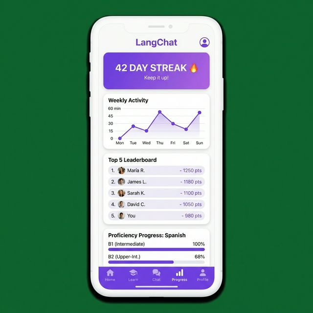LangChat progress tracking